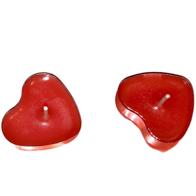 100 Sets Heart shaped Empty Al - Candle Supplies Tins recension och pris