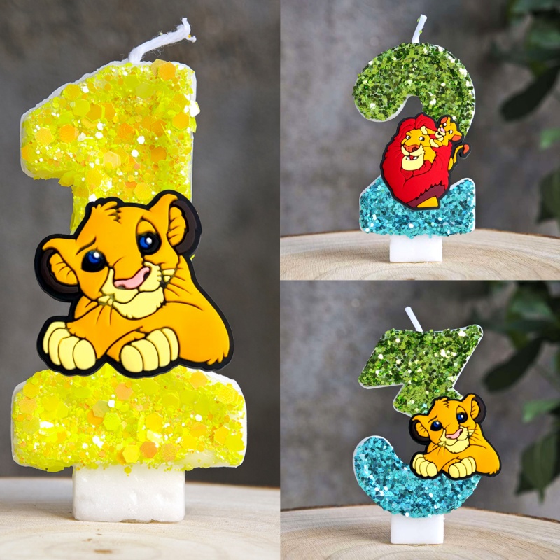 Lion King Simba Candle Number  - Zebra Candle Supplies recension och pris