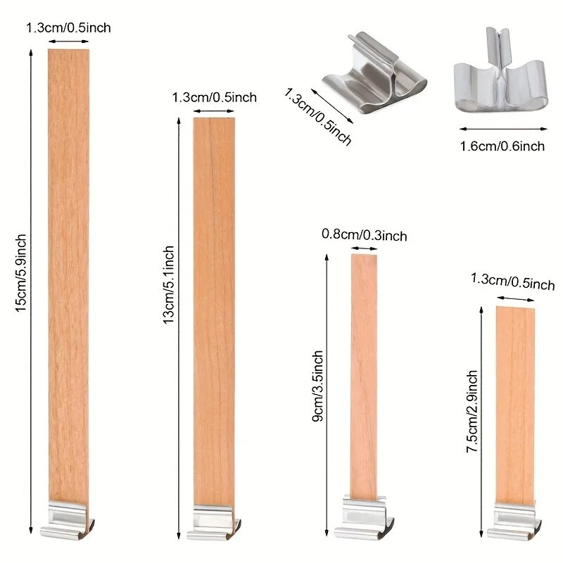 30pcs High Quality Wooden Cand - Candle Supplies Beeswax recension och pris