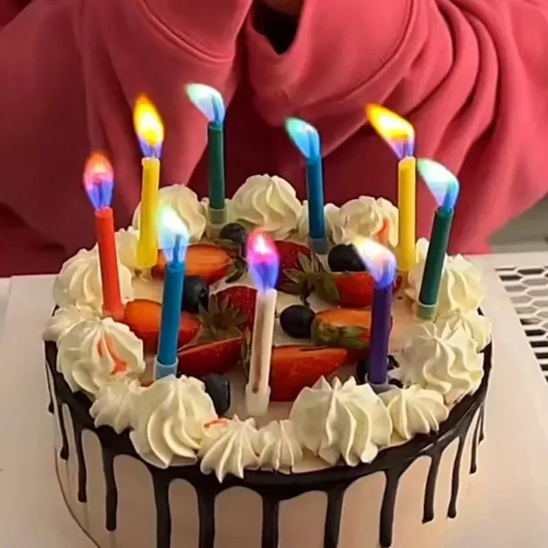 6pcs Colored Birthday Party Su - Zebra Candle Supplies recension och pris