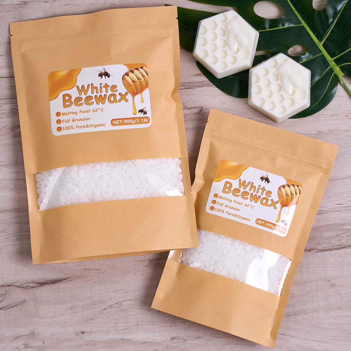 1000g White Beeswax DIY Candle - Candle Supplies Beeswax recension och pris