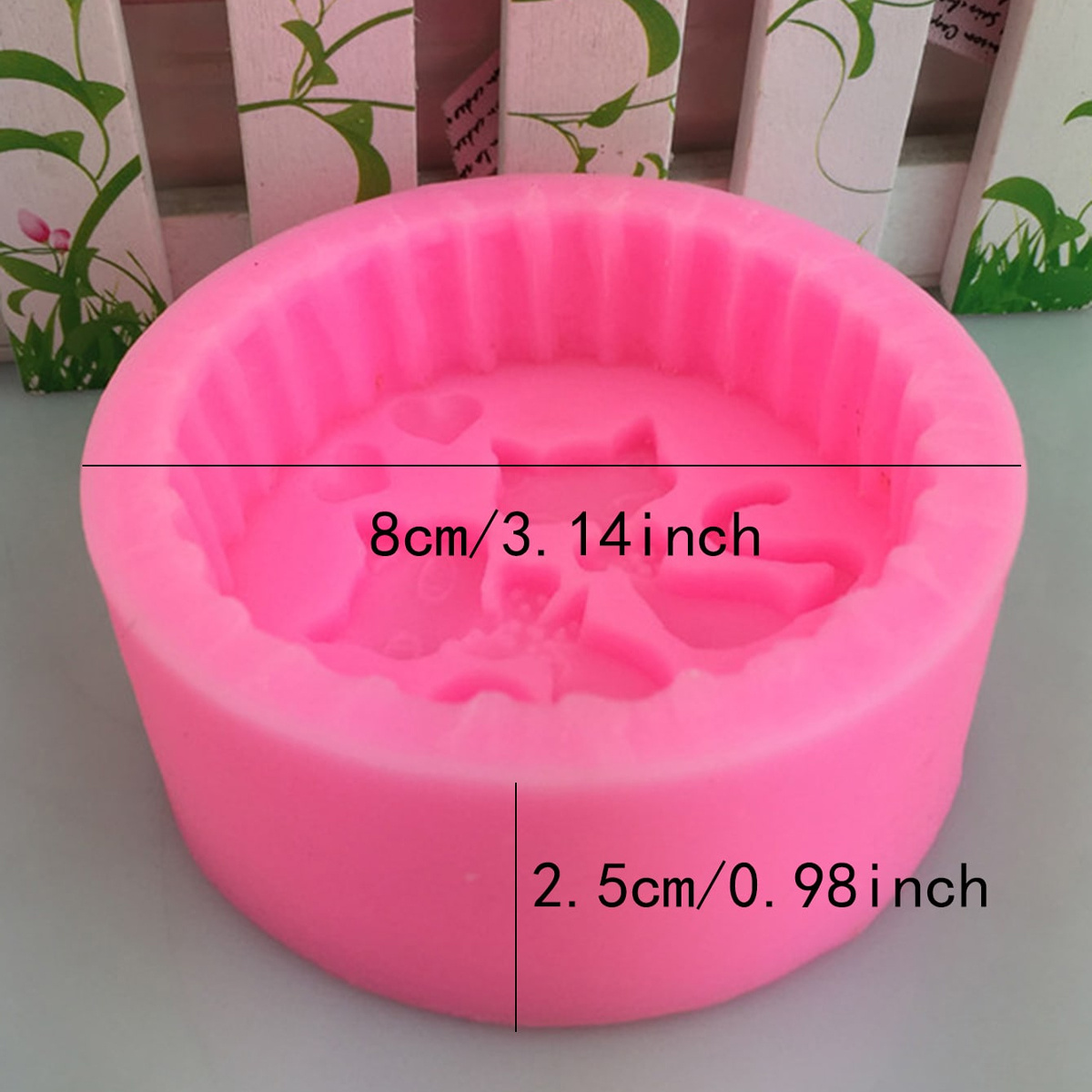 1-Piece Silicone Cat Soap Mold - Candle Supplies Tins recension och pris