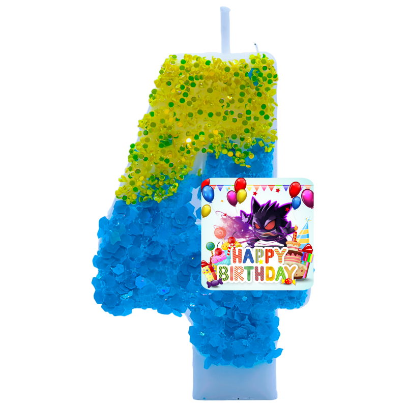 Pokemon Gengar Candles Themed  - Zebra Candle Supplies recension och pris