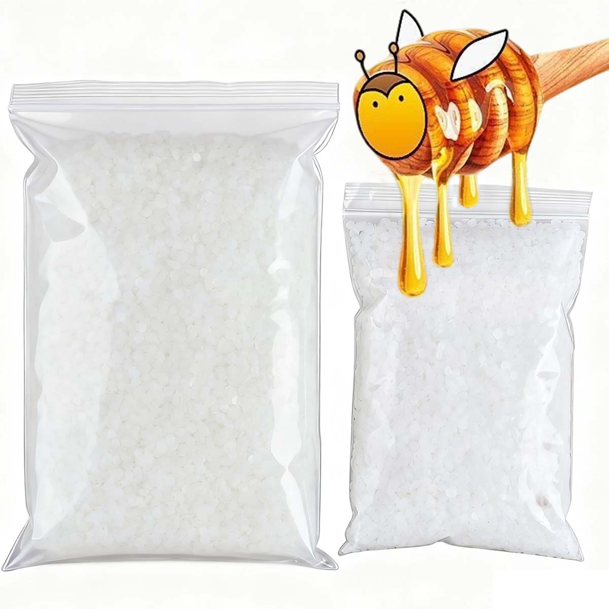 200g-1000g White Beeswax Pure  - Candle Supplies Beeswax recension och pris