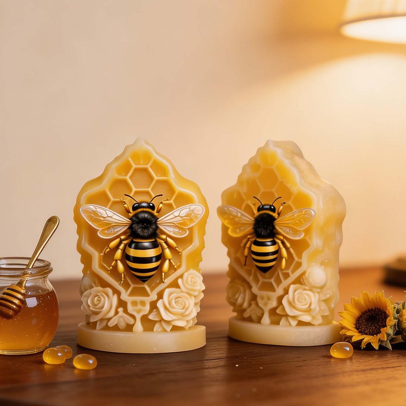 Honey Comb Silicone Mold 3D Ho - Candle Supplies Beeswax recension och pris
