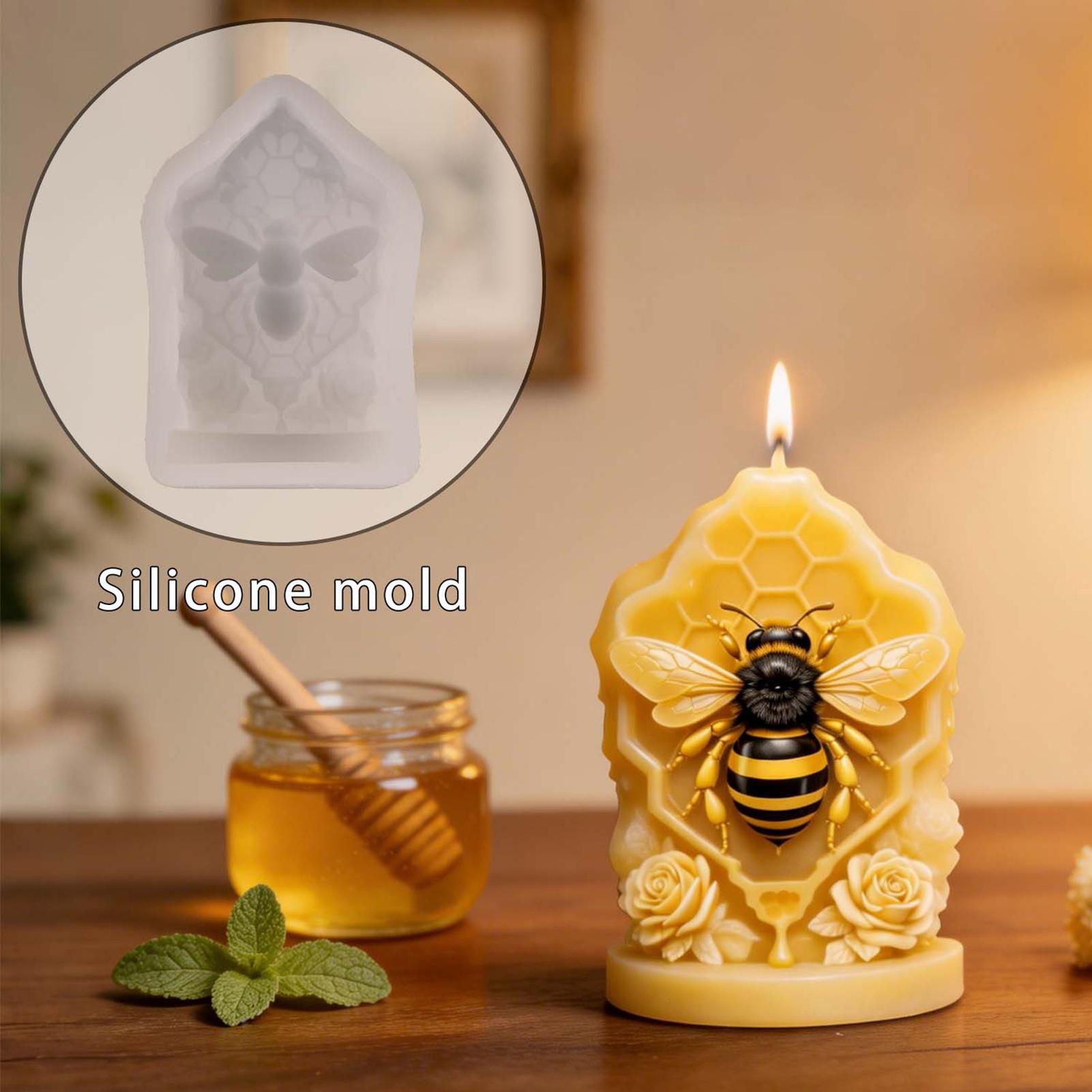 Honey Comb Silicone Mold 3D Ho - Candle Supplies Beeswax recension och pris