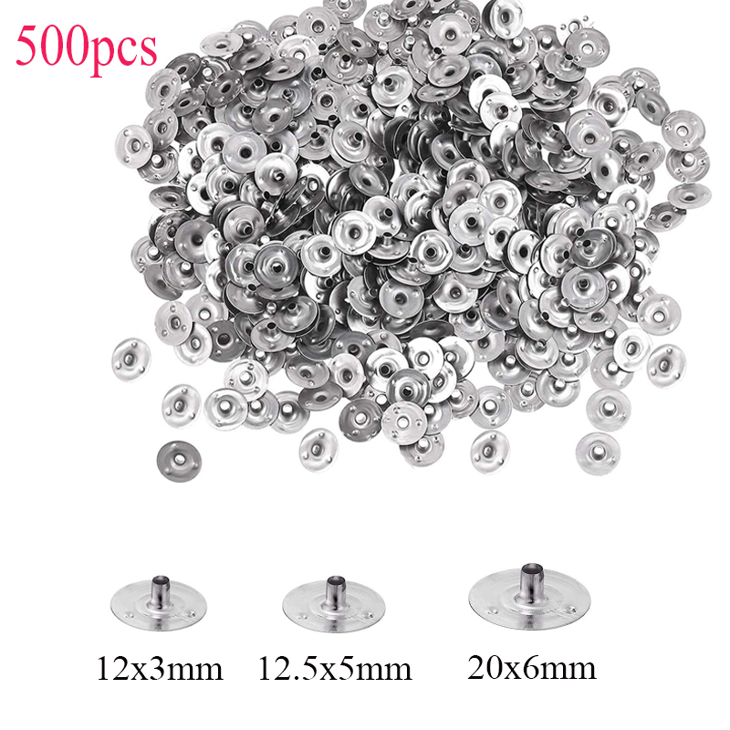 500 Pieces Candle Wick Metal S - Candle Supplies Tins recension och pris