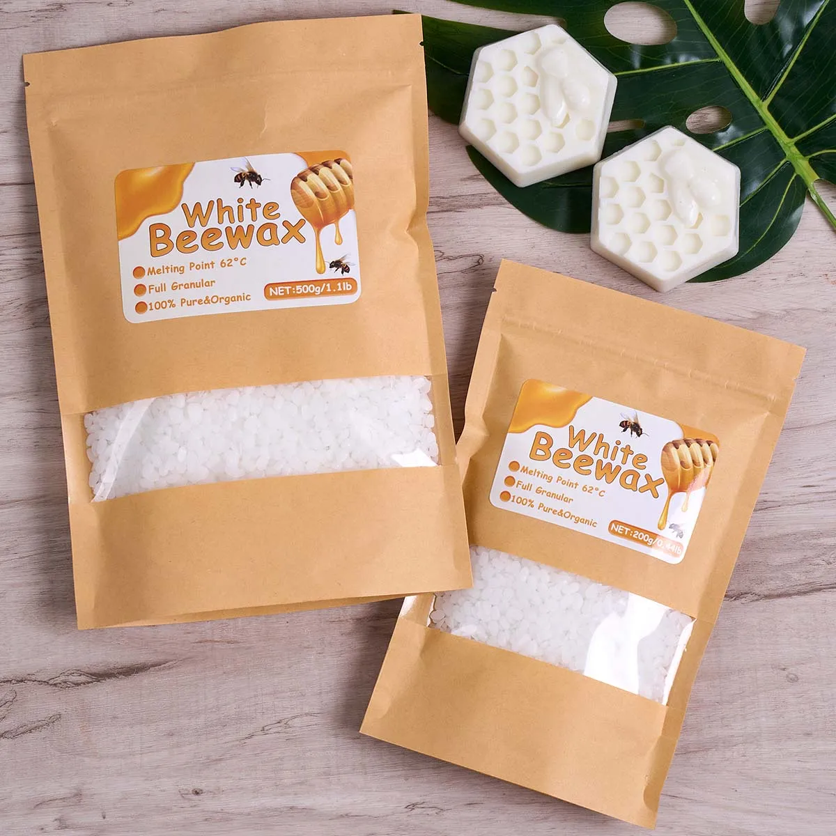 500g White Beeswax DIY Candle  - Candle Supplies Beeswax recension och pris