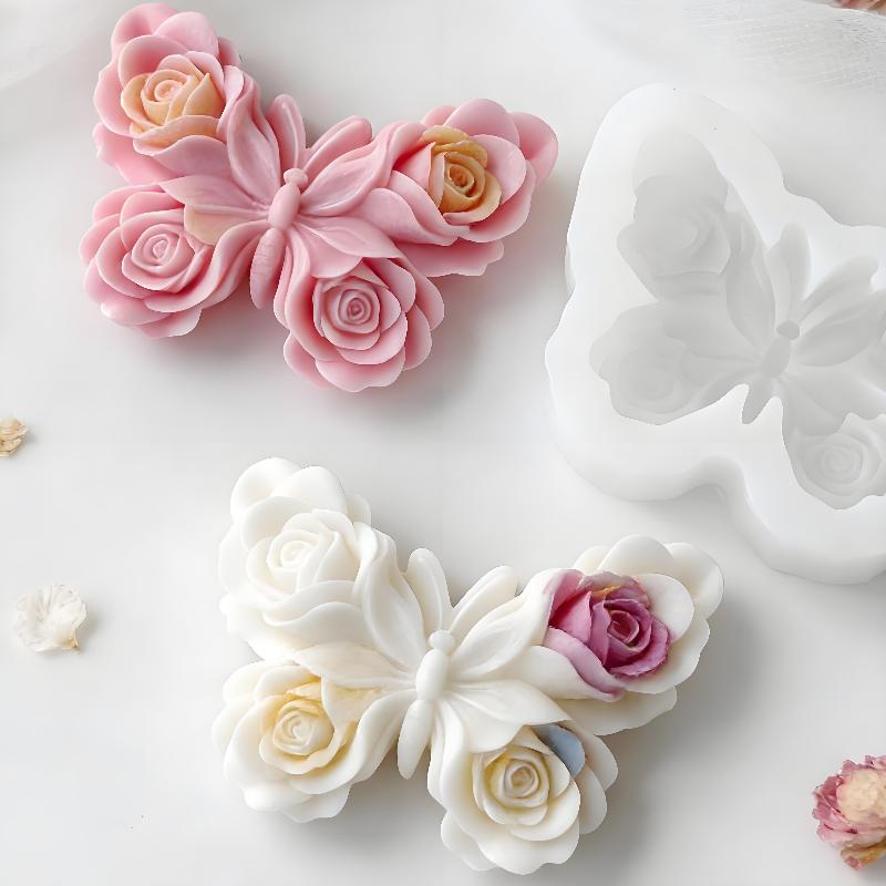 DIY Rose Butterfly Form Silico - Candle Supplies Tins recension och pris