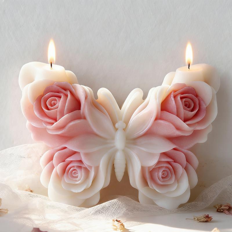 DIY Rose Butterfly Form Silico - Candle Supplies Tins recension och pris