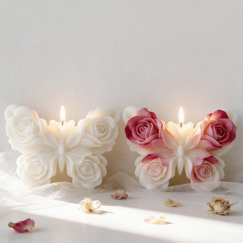 DIY Rose Butterfly Form Silico - Candle Supplies Tins recension och pris