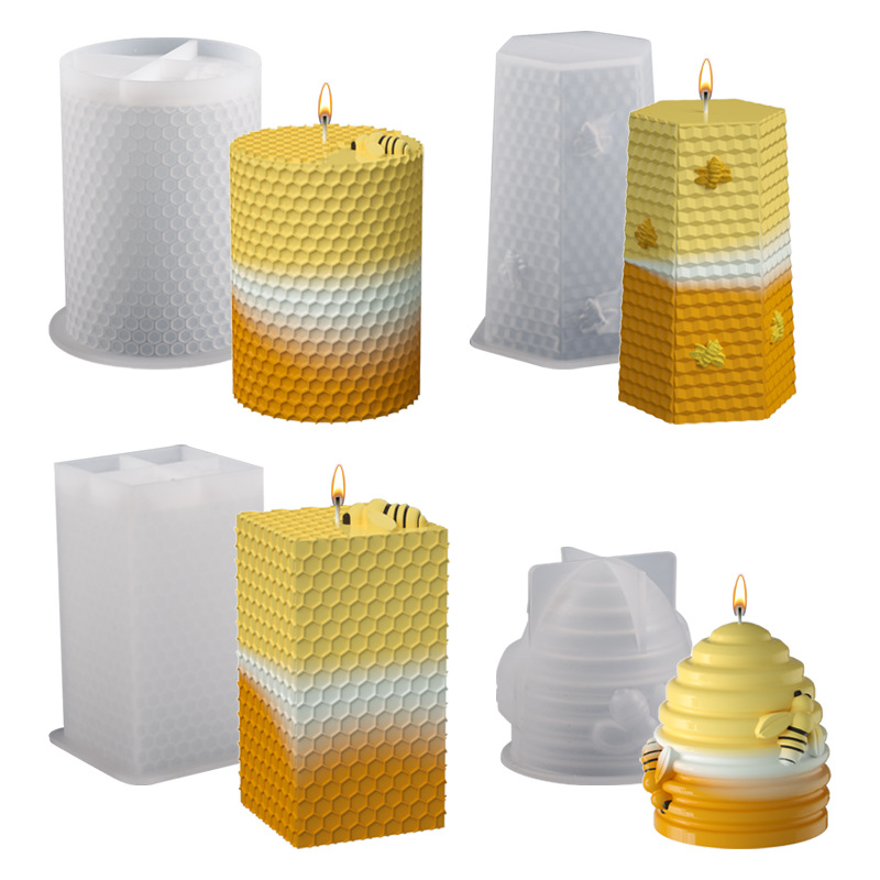 Candle Silicone Mold 3D Bee Ho - Candle Supplies Beeswax recension och pris