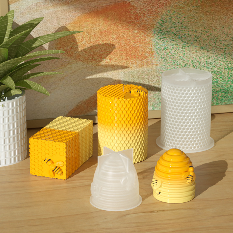 Candle Silicone Mold 3D Bee Ho - Candle Supplies Beeswax recension och pris