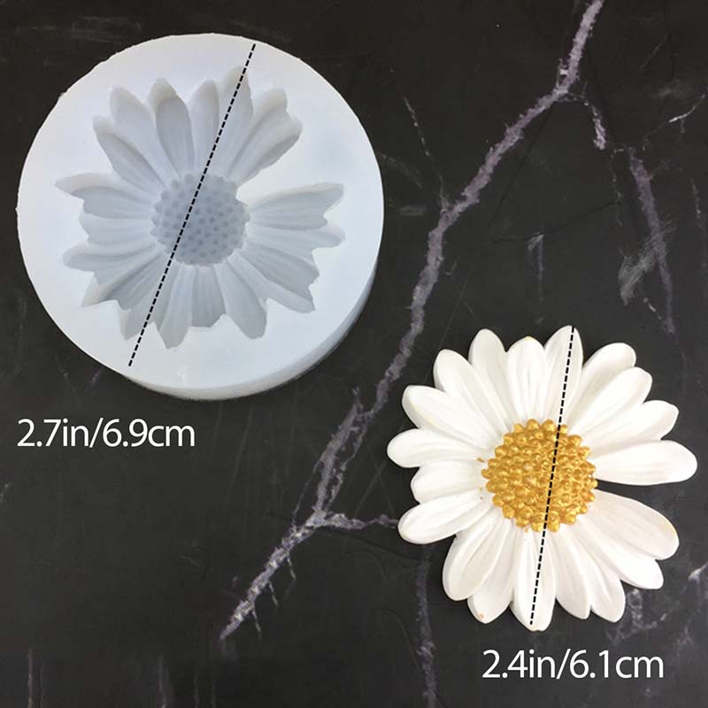 DIY Candle Silicone Mold Daisy - Candle Supplies Tins recension och pris