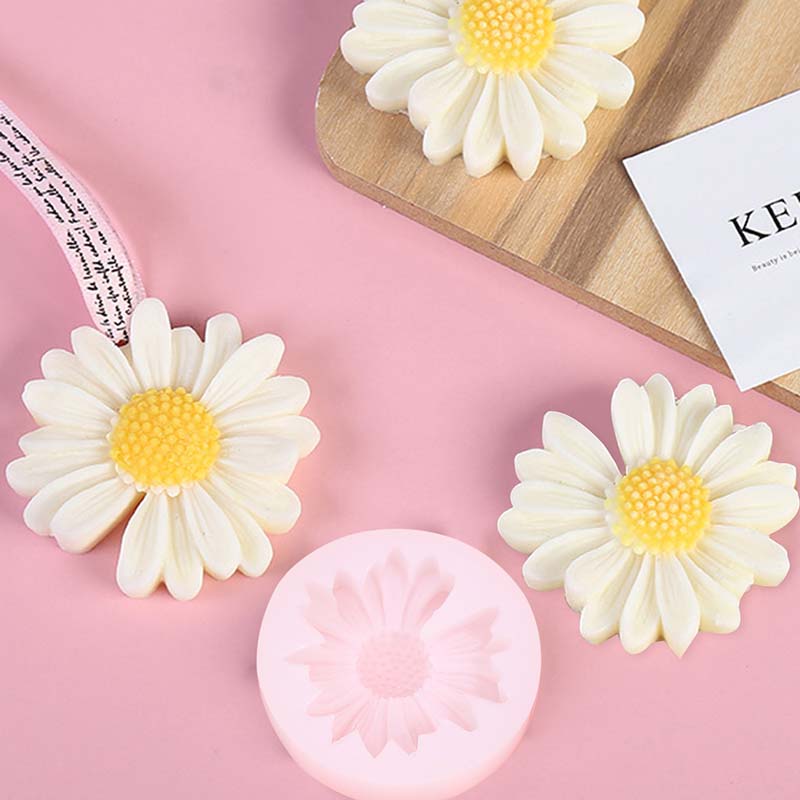 DIY Candle Silicone Mold Daisy - Candle Supplies Tins recension och pris