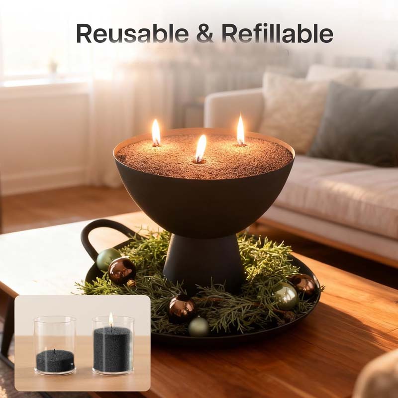 Black Candle Sand with Wick, 2 - Candle Supplies Tins recension och pris