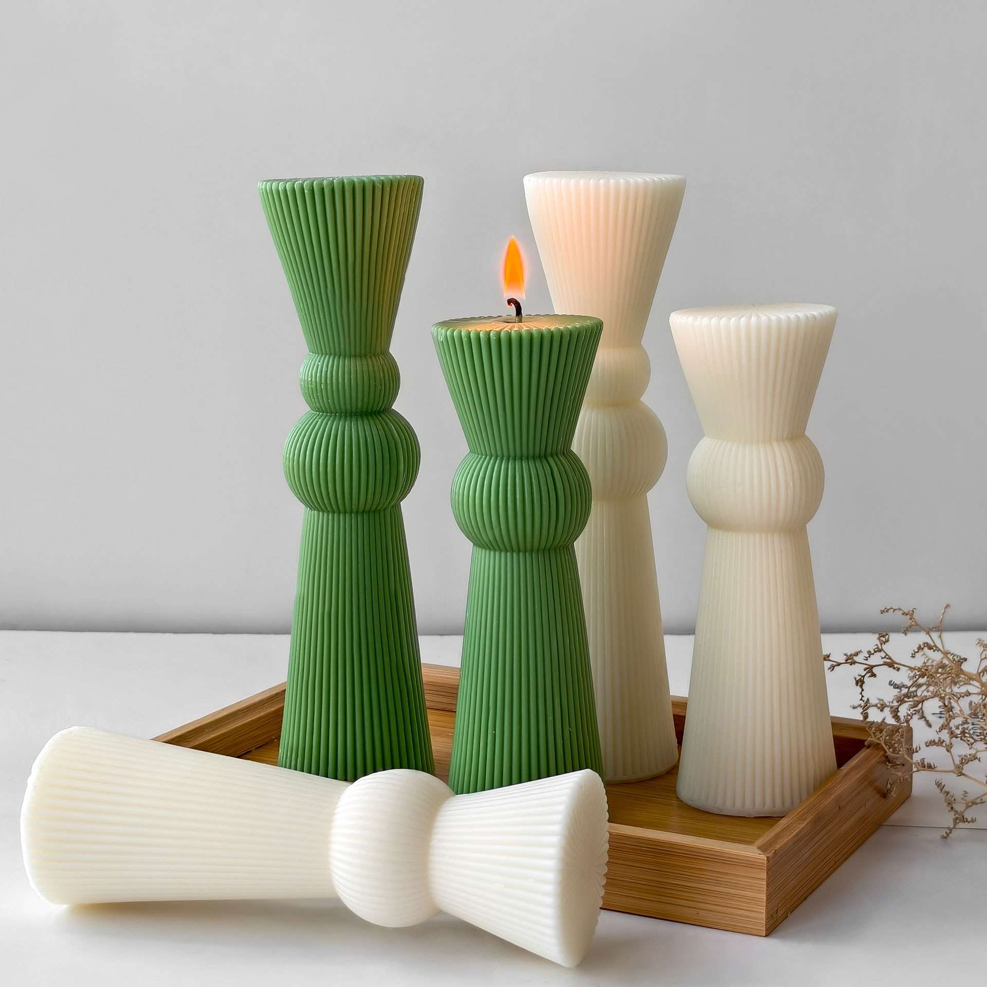 DIY Long Rod Striped Pillar Ca - Candle Supplies Tins recension och pris