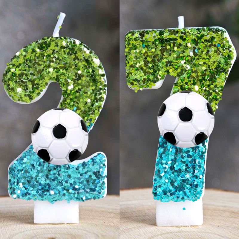 Football Candles Number 0-9 So - Zebra Candle Supplies recension och pris