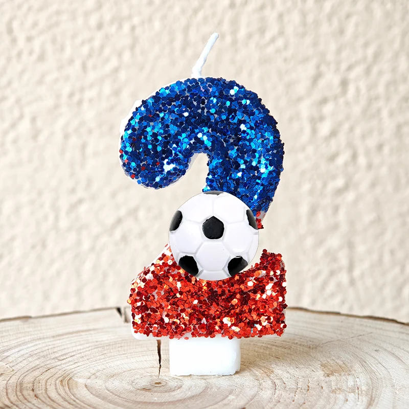 Football Candles Number 0-9 So - Zebra Candle Supplies recension och pris